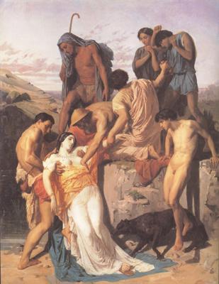 Adolphe William Bouguereau Zenobia.found by shepherds on the Banks of the Araxes  (mk26) Sweden oil painting art